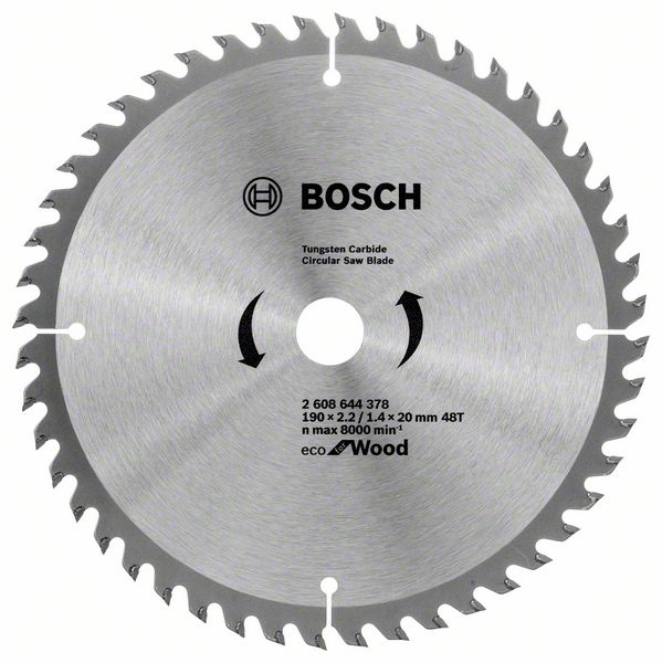 Bosch pilový kotouč 190mmx20/16x2,2mm 48 zubů Eco for Wood 2608644378