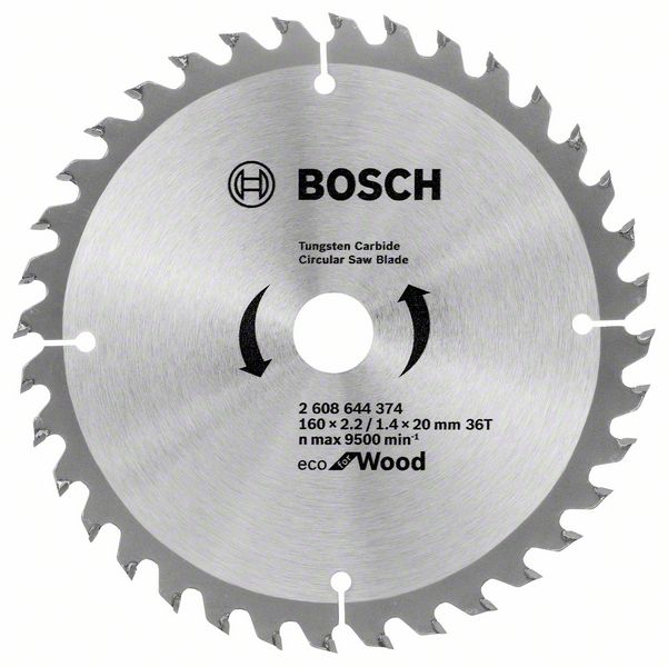 Bosch pilový kotouč 160x20/16x2,2mm 36z Eco for Wood 2608644374