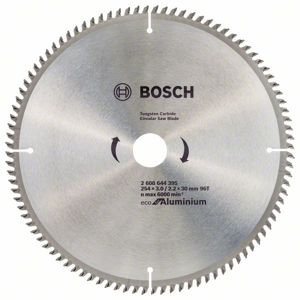 Bosch pilový kotouč 254x30x3,0mm 96z Eco for Aluminium 2608644395