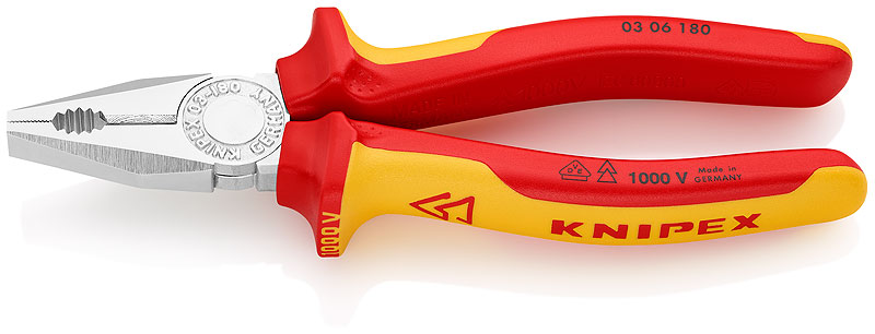 KNIPEX Kombinované kleště 180mm VDE 0306180
