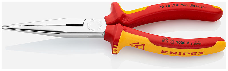KNIPEX Půlkulaté kleště s ostřím VDE 2616200.09