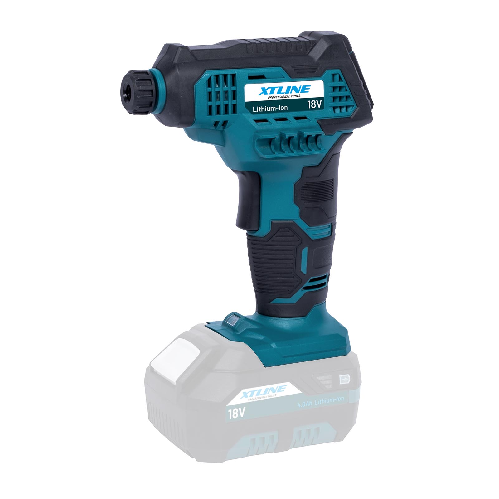XTline Aku kompresor 18V + příslušenství XT102775