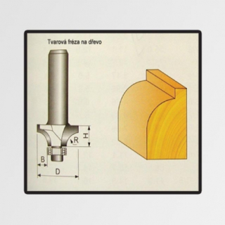 STAVTOOL Tvarové frézy do dřeva 12,7x12,7x19mm P70708