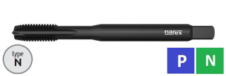 Závitník strojní M4 DIN 371, ISO2, HSSE, 223043,/1540/ OX