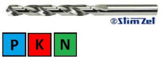 Vrták 1,90x46/22mm s válcovou stopkou - střední řada HSS, 2913