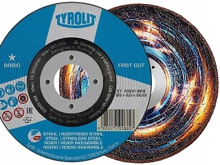 Tyrolit Brusný kotouč 125x6,0x22 Basic ocel/nerez