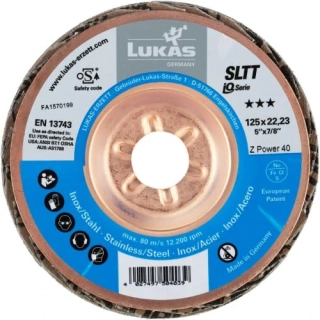 LUKAS Lamelový kotouč 125 mm ZK60 SLTT V Power TURBO INOX A27201250600045