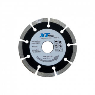 XTline HDS125 Diamantový kotouč 125mm segmentový