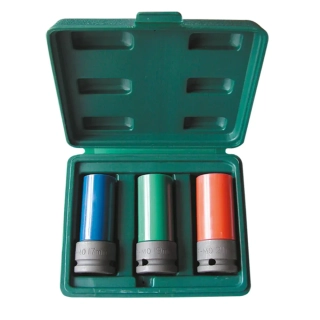 HONITON Sada úderových 1/2" hlavic 3ks