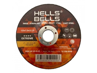 Brusný kotouč na 125x4,0x22 kov a nerez HELLS BELLS Extreme