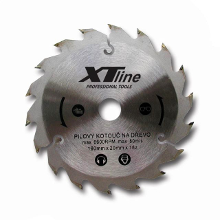 XTline Kotouč pilový profi 250x2,5x30/40 zubů TCT25040