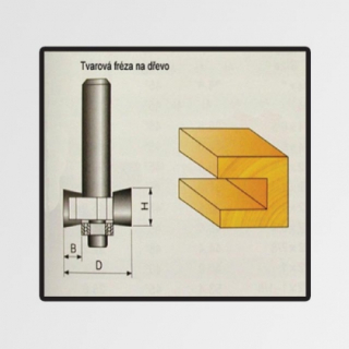 STAVTOOL Tvarové frézy do dřeva 9,4x4mm P70303