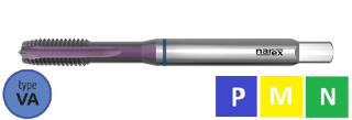 Závitník strojní M3 DIN 371, ISO2, HSSE PM, 223043,/1870/ H